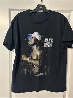 Black 50 Cent GraphicTee
